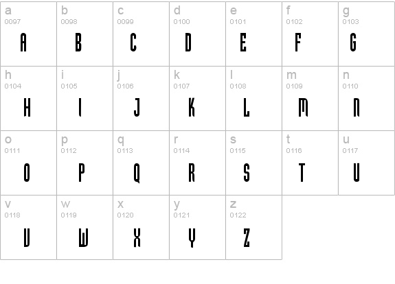 GF Hubert Caps details - Free Fonts at FontZone.net