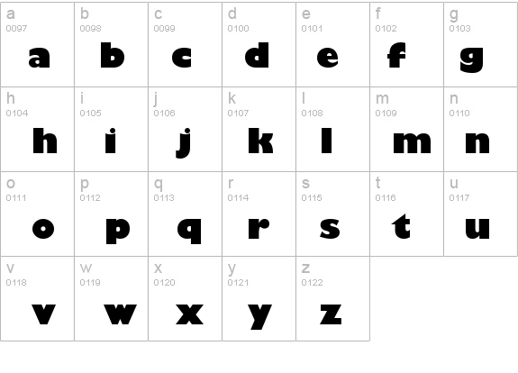 Gilbert Ultra Bold details - Free Fonts at FontZone.net