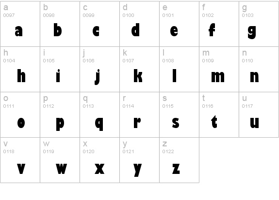 GilbertCondensed details - Free Fonts at FontZone.net