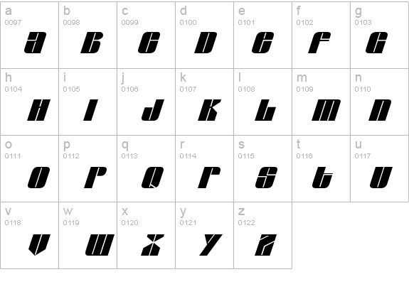 Glacier Italic details - Free Fonts at FontZone.net