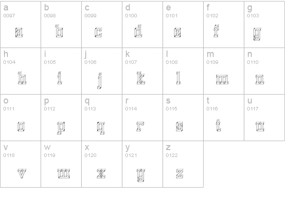 GlassBlocks details - Free Fonts at FontZone.net