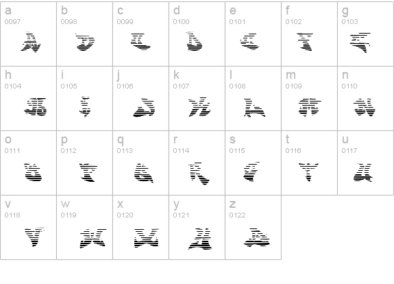 graffonti.gradient.fill details - Free Fonts at FontZone.net