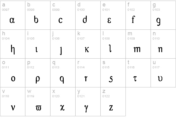 Greex details - Free Fonts at FontZone.net