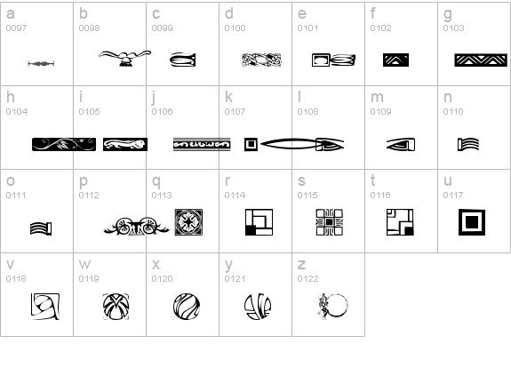 GriffinDingbats2 details - Free Fonts at FontZone.net