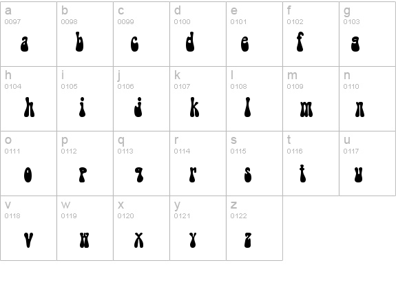 Groovy-Condensed Normal details - Free Fonts at FontZone.net