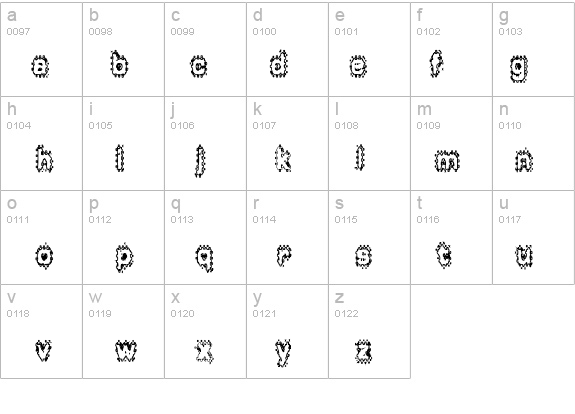 Grunge Puddles details - Free Fonts at FontZone.net