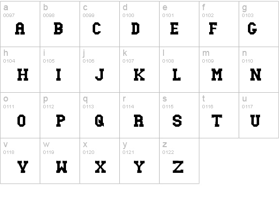 Gutcruncher Normal details - Free Fonts at FontZone.net