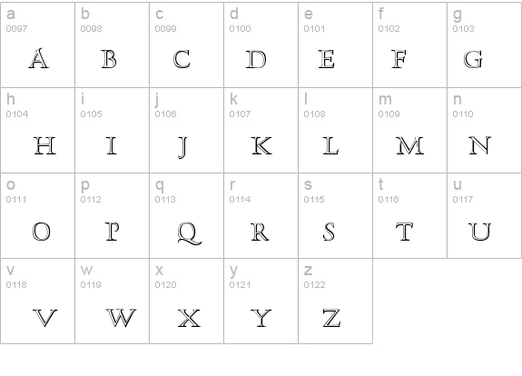 HadrianoStoneCut details - Free Fonts at FontZone.net