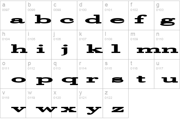 Halcyonia Superwide details - Free Fonts at FontZone.net