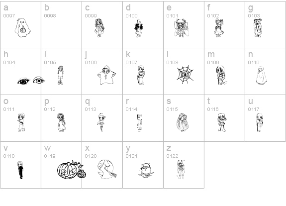 halloween2001 details - Free Fonts at FontZone.net