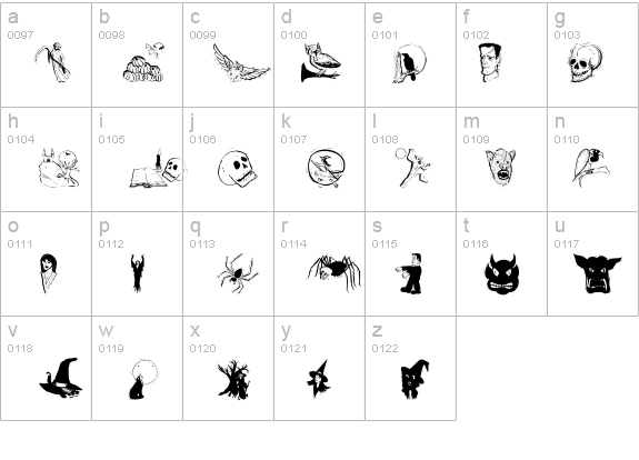 HalloweenTwo details - Free Fonts at FontZone.net