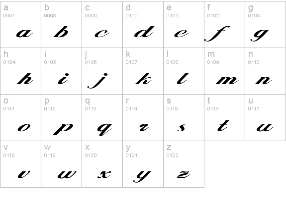 Hancock Ex details - Free Fonts at FontZone.net