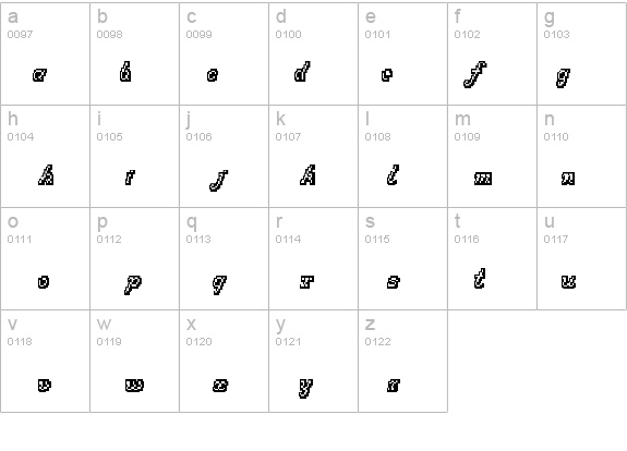 Hannelore Outline details - Free Fonts at FontZone.net