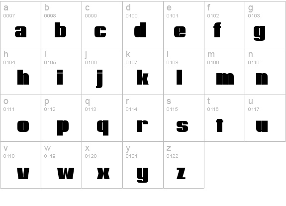 HeavyHeavyFat details - Free Fonts at FontZone.net