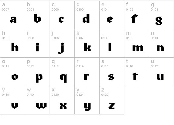 Heidelberg-Normal Ex details - Free Fonts at FontZone.net