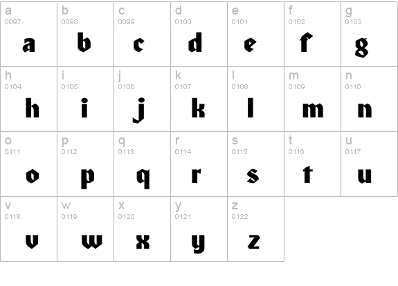 Heidelberg-Normal Wd details - Free Fonts at FontZone.net