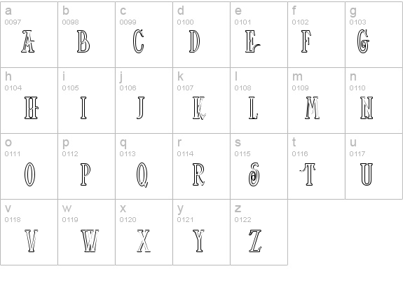 Helena-Outline details - Free Fonts at FontZone.net