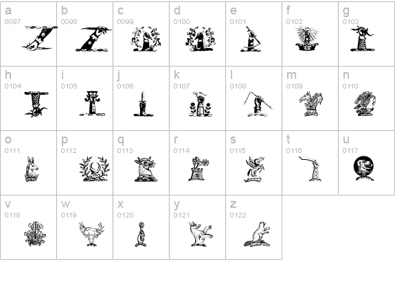 HelmbuschCrestSymbols details - Free Fonts at FontZone.net