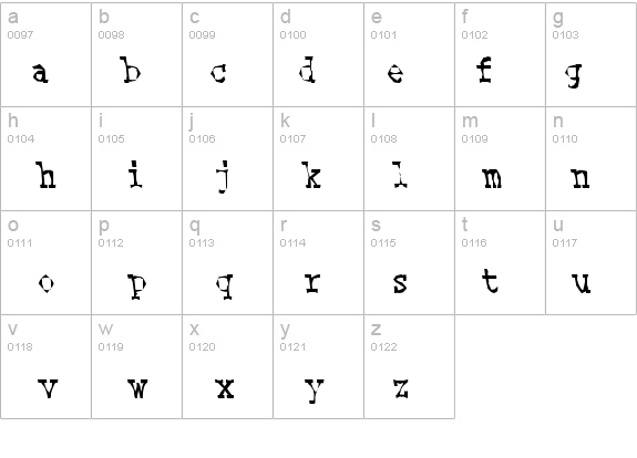 Hooker Lee details - Free Fonts at FontZone.net