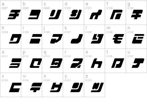 I2MechaPla_xFFFF_e details - Free Fonts at FontZone.net