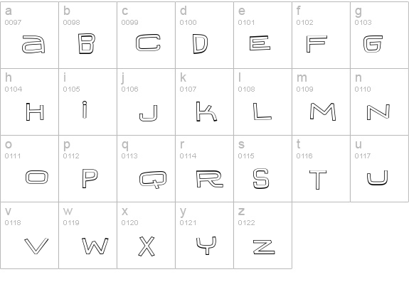 IguanaLover BTN Wide Out details - Free Fonts at FontZone.net