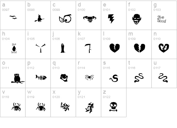 ILL oCtoBer details - Free Fonts at FontZone.net