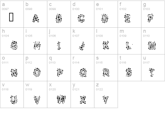 Inkblot Baby details - Free Fonts at FontZone.net