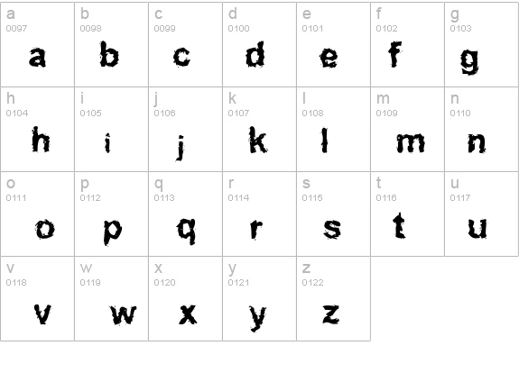 Inked weird details - Free Fonts at FontZone.net