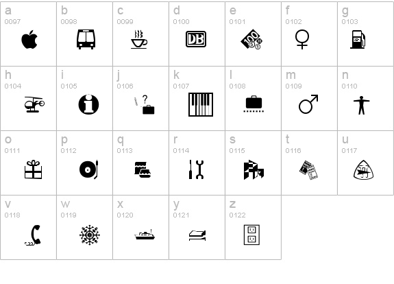 Inter Dingbats FC details - Free Fonts at FontZone.net