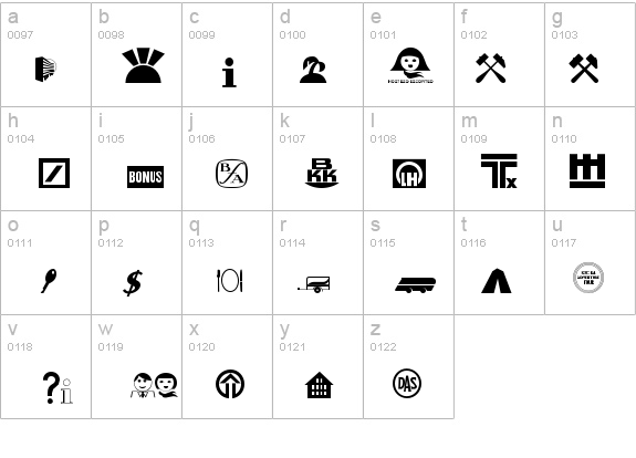 InternationalSymbolsP02 details - Free Fonts at FontZone.net