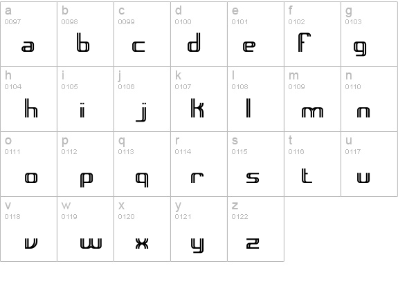 Intersect BRK details - Free Fonts at FontZone.net
