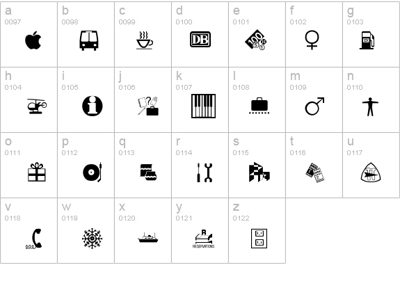 InterSymb details - Free Fonts at FontZone.net