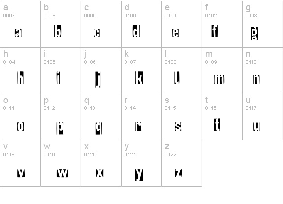 Iodine-Negative details - Free Fonts at FontZone.net