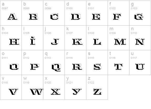 Ironmonger-ThreeD details - Free Fonts at FontZone.net