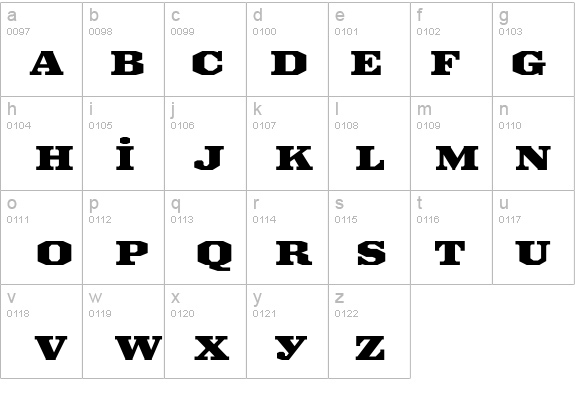 IronmongerExtnd details - Free Fonts at FontZone.net