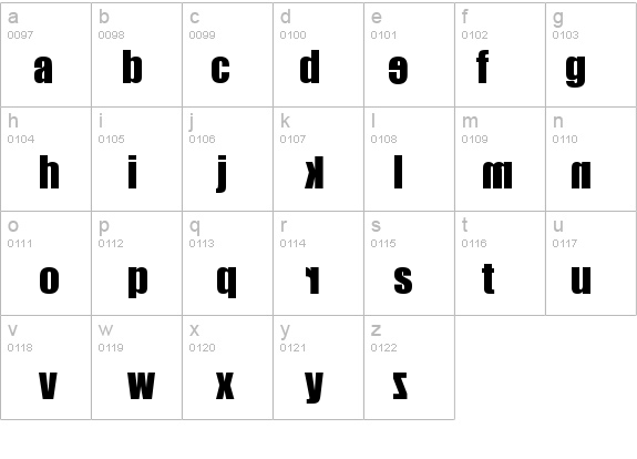 IRR3V3RSIBL3 details - Free Fonts at FontZone.net