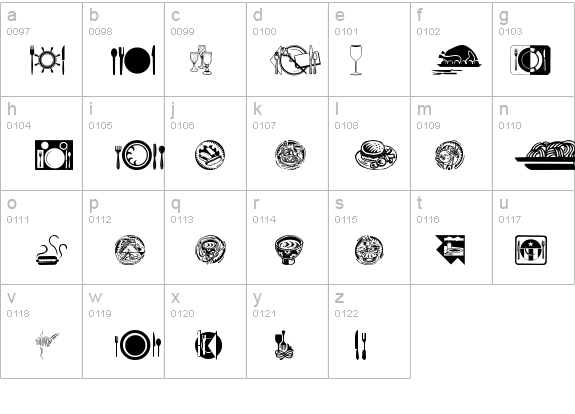 It-s served details - Free Fonts at FontZone.net