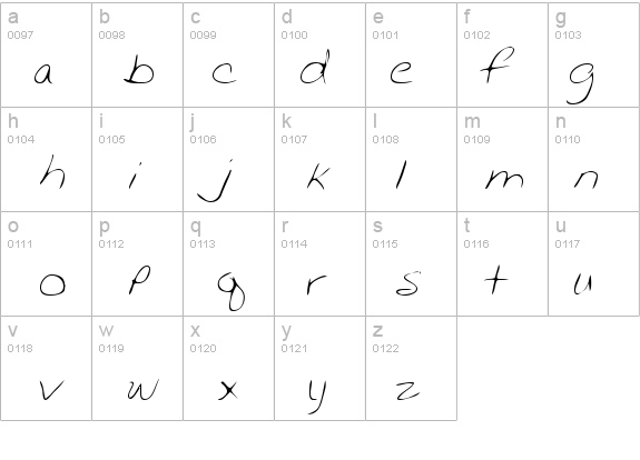 JackiesHand details - Free Fonts at FontZone.net