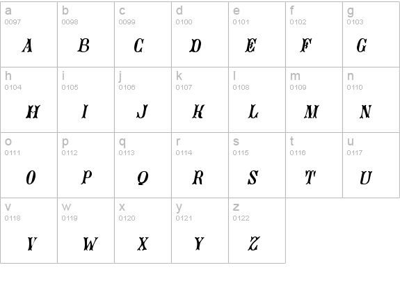 Jacques Italic details - Free Fonts at FontZone.net