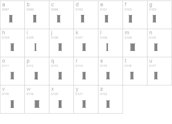 Janus-Moir details - Free Fonts at FontZone.net