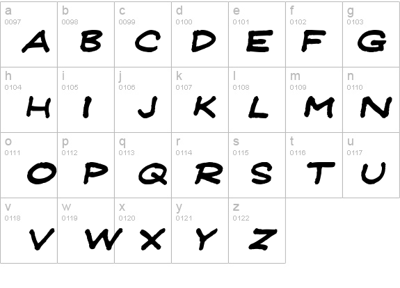 JeffreyPrint JL Wide Italic details - Free Fonts at FontZone.net