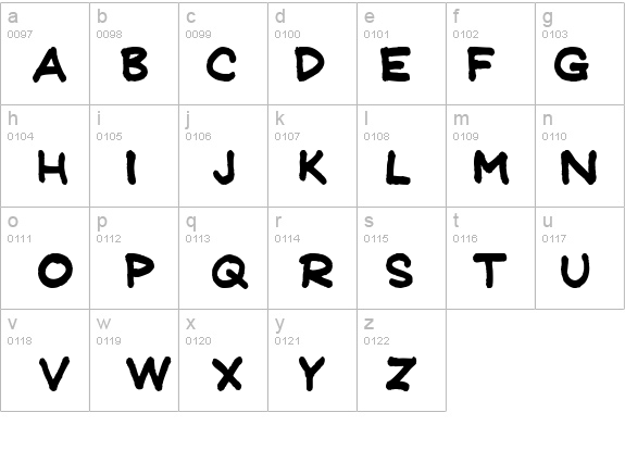 JeffreyPrint JL details - Free Fonts at FontZone.net