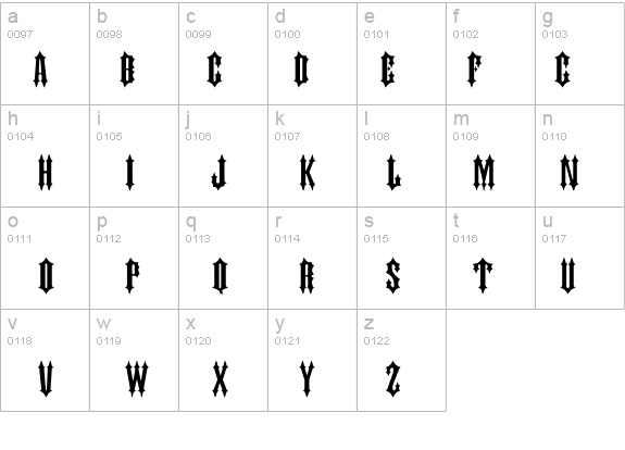 JudasCaps Wd details - Free Fonts at FontZone.net