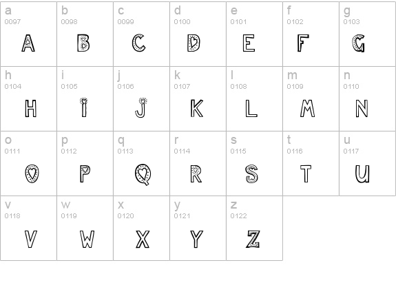 JulesLove details - Free Fonts at FontZone.net