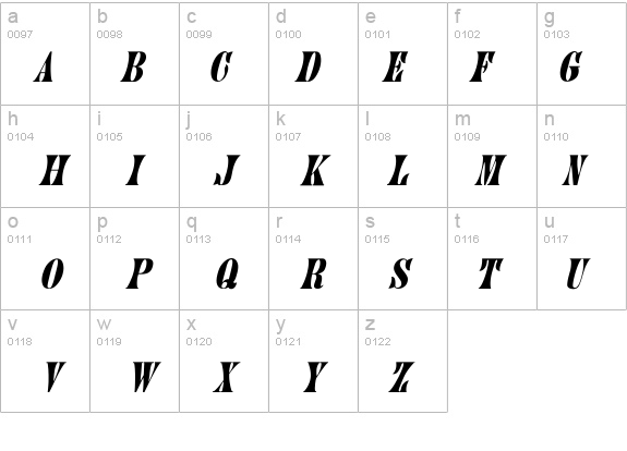 Juniper-Normal Italic details - Free Fonts at FontZone.net