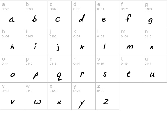JustinsHand details - Free Fonts at FontZone.net