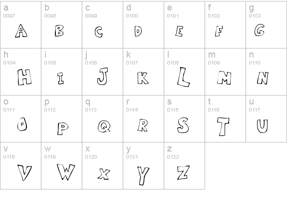 Kartoone details - Free Fonts at FontZone.net