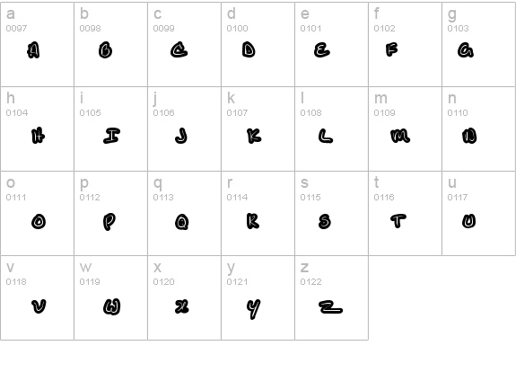 KathleenUppercase details - Free Fonts at FontZone.net
