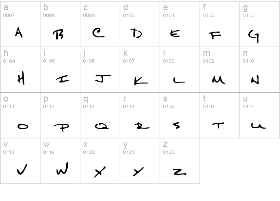 KeithsHand details - Free Fonts at FontZone.net