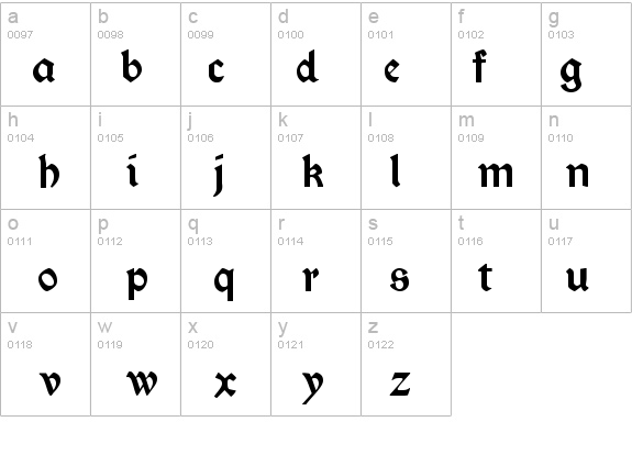 Kelmscott Regular details - Free Fonts at FontZone.net